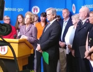 ECHO ED press conference with Austin mayor